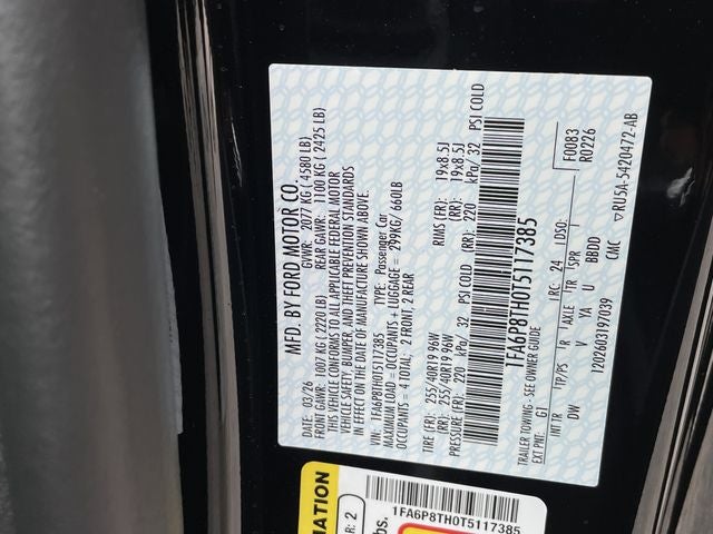 2026 Ford Mustang EcoBoost